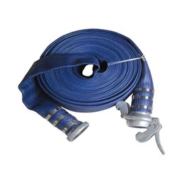 BLUE LAYFLAT ASSY  76mm x 20m C/W BAUER MALE & FEMALE PRE-FORMS