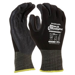 MAXISAFE - BLACK KNIGHT GRIPMASTER COATED GLOVE XLARGE