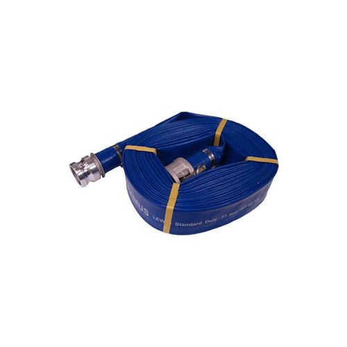 KIT INCLUDING 6m X 38mm SUCT HOSE, 1 X 20m BLUE LAYFLAT HOSE, STRAINER & NOZZLE.