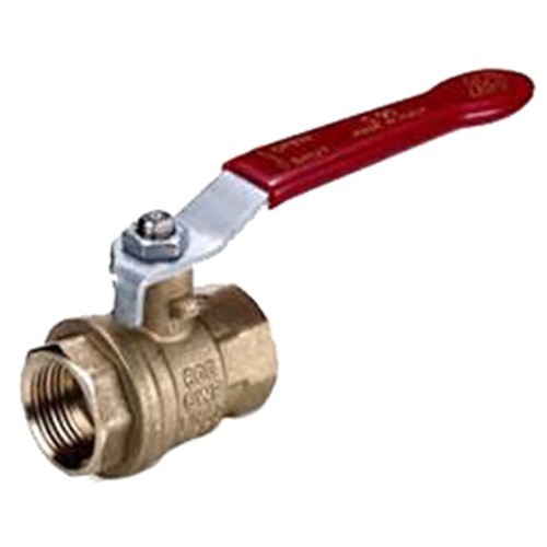 BRASS BALL VALVE - Heavy Duty, Steel handle, BSPP Female