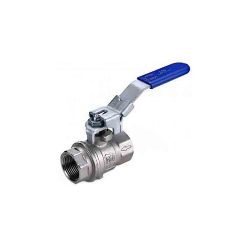 BONOMI BRASS BALL VALVE - Lockable handle x BSP Female 