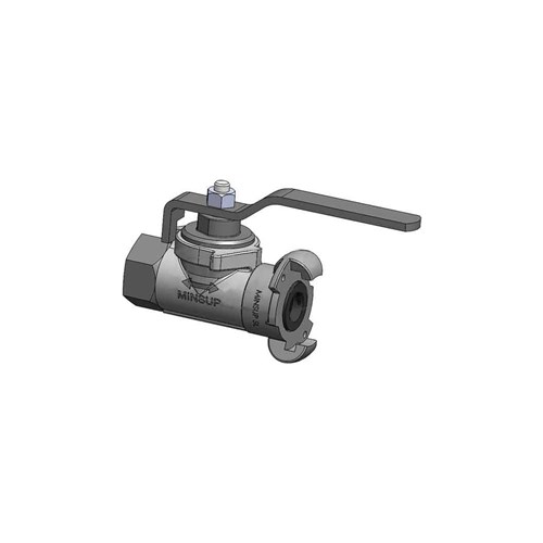 CAST IRON BALL VALVE - BSP Female x Shouldered, NBR seals