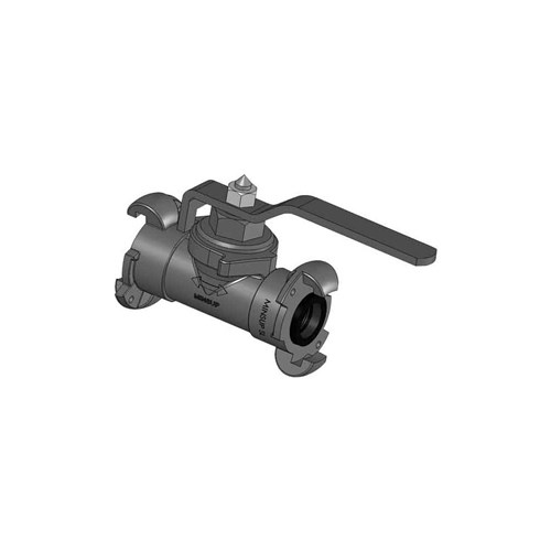 CAST IRON BALL VALVE - Type A Claw Coupling x Type A Claw Coupling, NBR seals