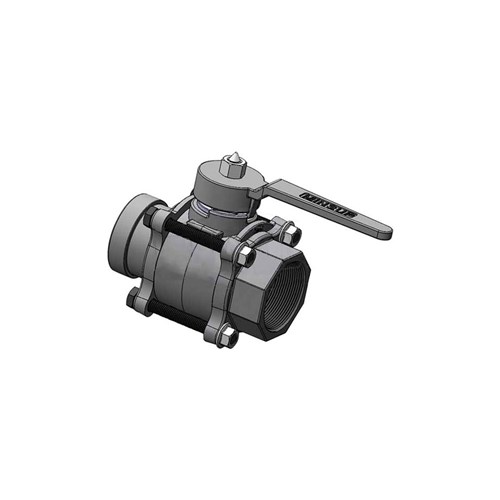 CAST IRON BALL VALVE - BSP Female x Shouldered, NBR seals