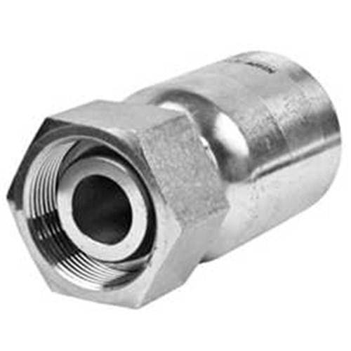 HYDRAULIC HOSE CRIMP COUPLING - METRIC x Heavy Female Swivel