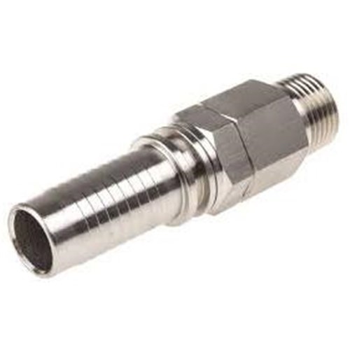 SS SWAGE TAIL - NPT Male Swivel