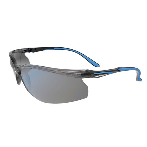 MAXISAFE - SWORDFISH SAFTEY GLASSES WITH ANTI-FOG - SMOKE LENS