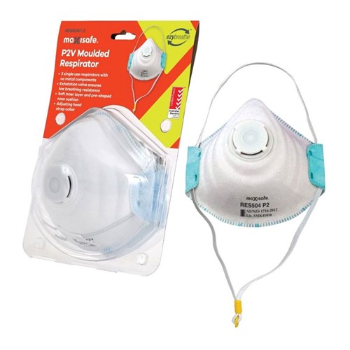 MAXISAFE - P2 DUST MASK WITH VALVE