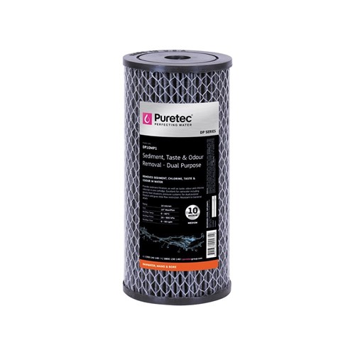 PURETEC - DUAL PURPOSE CARBON CARTRIDGE LARGE DIA 4.5