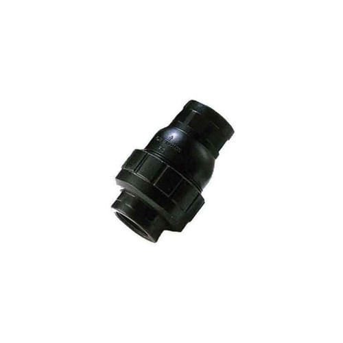 POLYPROPYLENE BALL SPRING CHECK VALVE - Union, BSP Female x Viton Seals