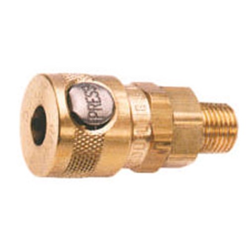 BRASS QUICK COUPLER SOCKET - JAMEC Series 320 to BSPT male