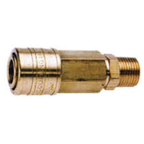 BRASS QUICK COUPLER SOCKET - JAMEC Series 340 to BSPT male