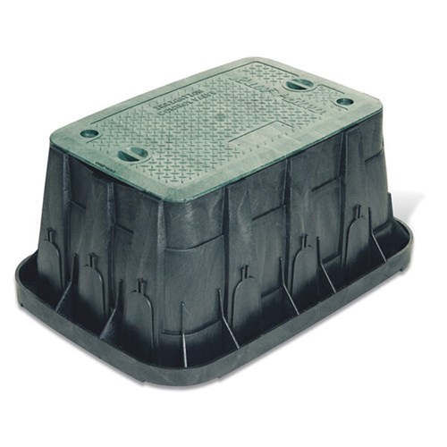 RAINBIRD-Super Jumbo VB Valve Box with Green Lid