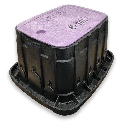 RAINBIRD-Standard Valve Box with Purple Lid