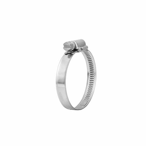 430 STAINLESS STEEL WORM DRIVE HOSE CLAMP -  7.5 mm Band